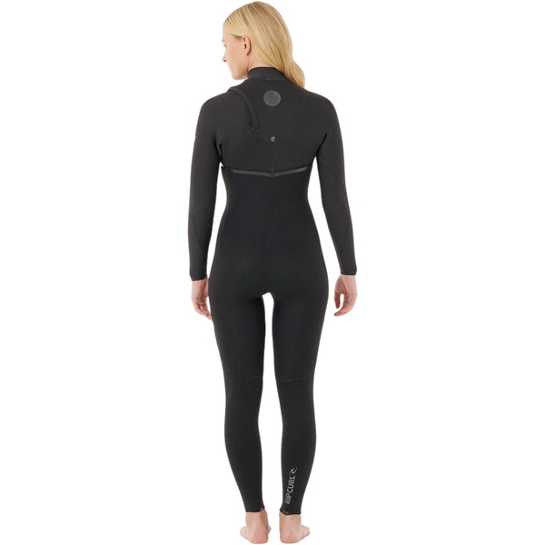 2026 Rip Curl Da Donna E-Bomb 3/2mm Zip Free Muta 16MWFS - Black